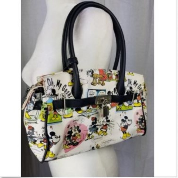 Disney Handbags - Disney Parks Mickey Minnie Mouse Collage Handbag